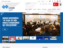 Tablet Screenshot of csgb.gov.tr